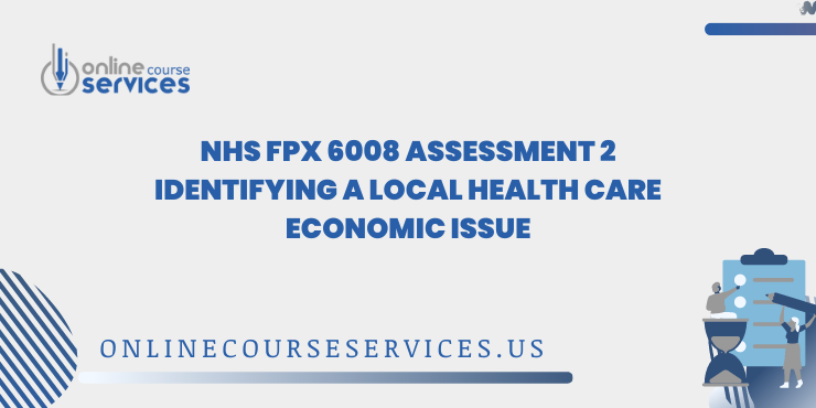 NHS FPX 6008 Assessment 2 Identifying a Local Health Care Economic Issue