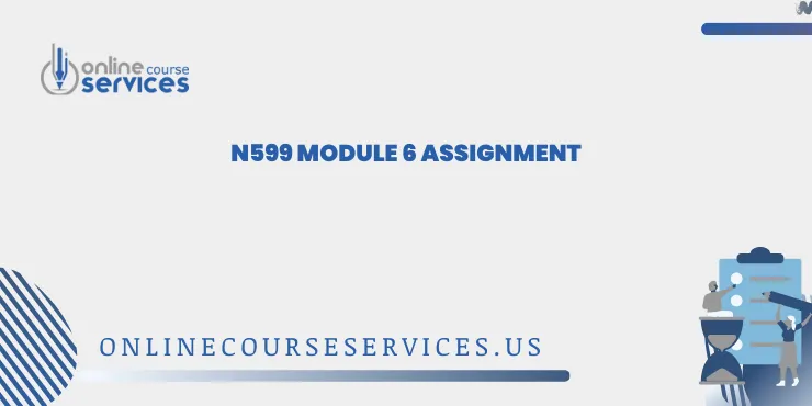 N599 Module 6 Assignment